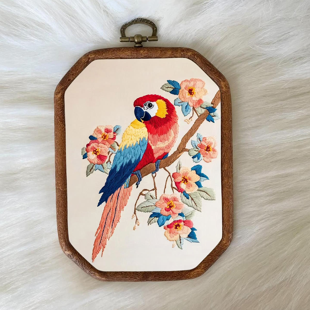 Rubbyoo Embroidery Kit- Flowers Parrot - image 7