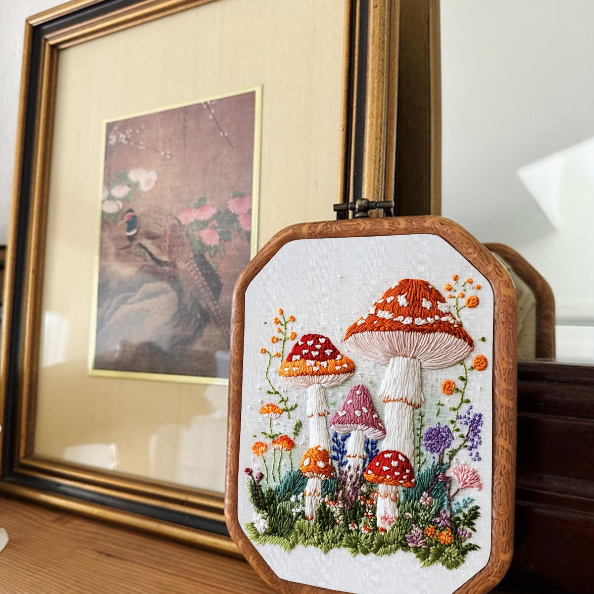 Rubbyoo Embroidery Kit- Mushroom Plant - image 2