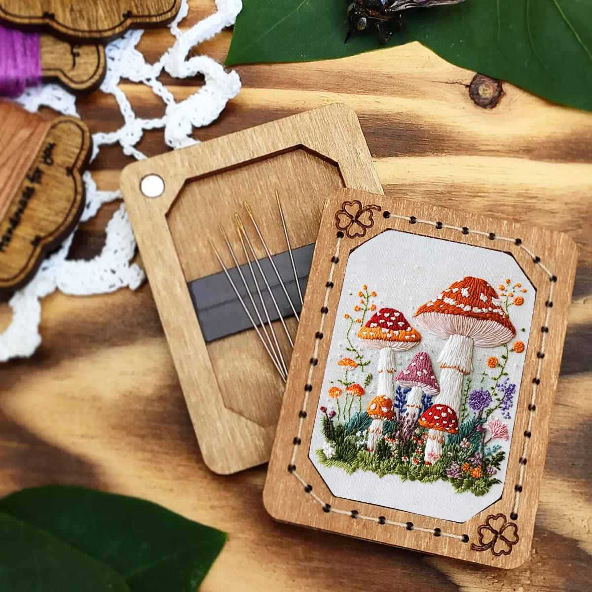 Rubbyoo Embroidery Kit- Mushroom Plant - image 4