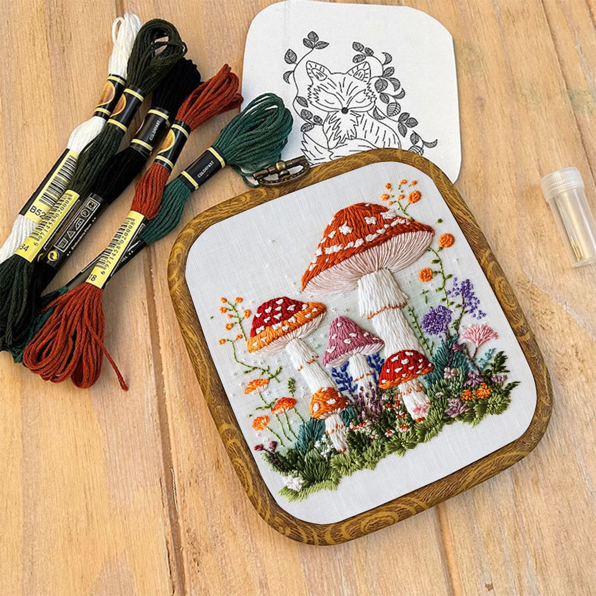 Rubbyoo Embroidery Kit- Mushroom Plant - image 9