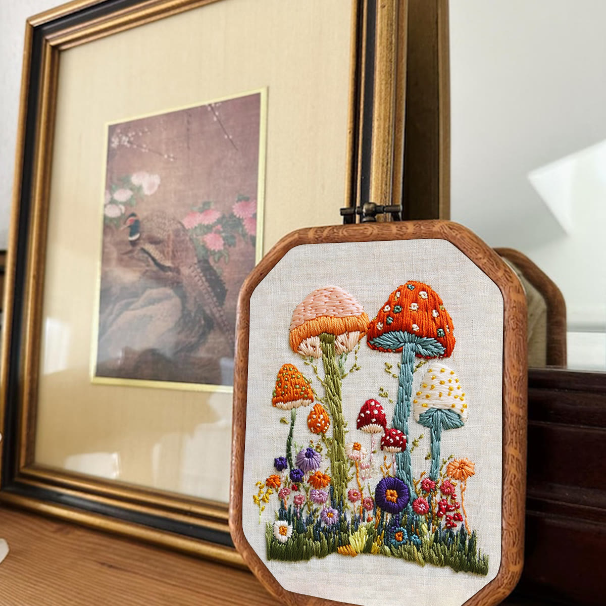 Rubbyoo Embroidery Kit- Mushroom Plant 2 - image 2