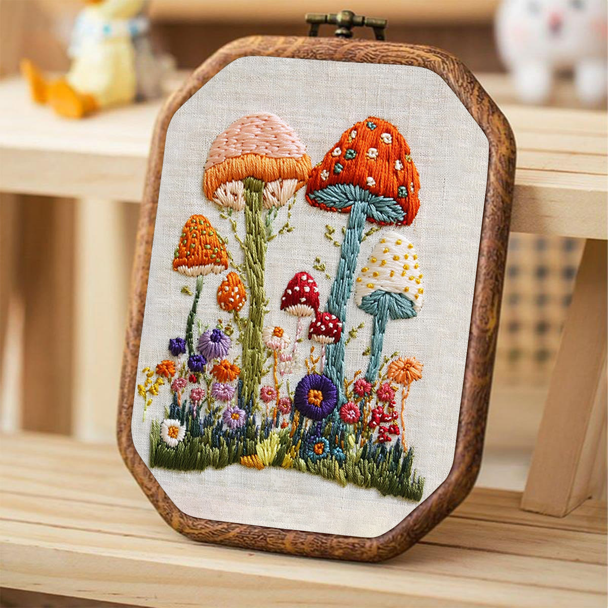 Rubbyoo Embroidery Kit- Mushroom Plant 2 - image 5