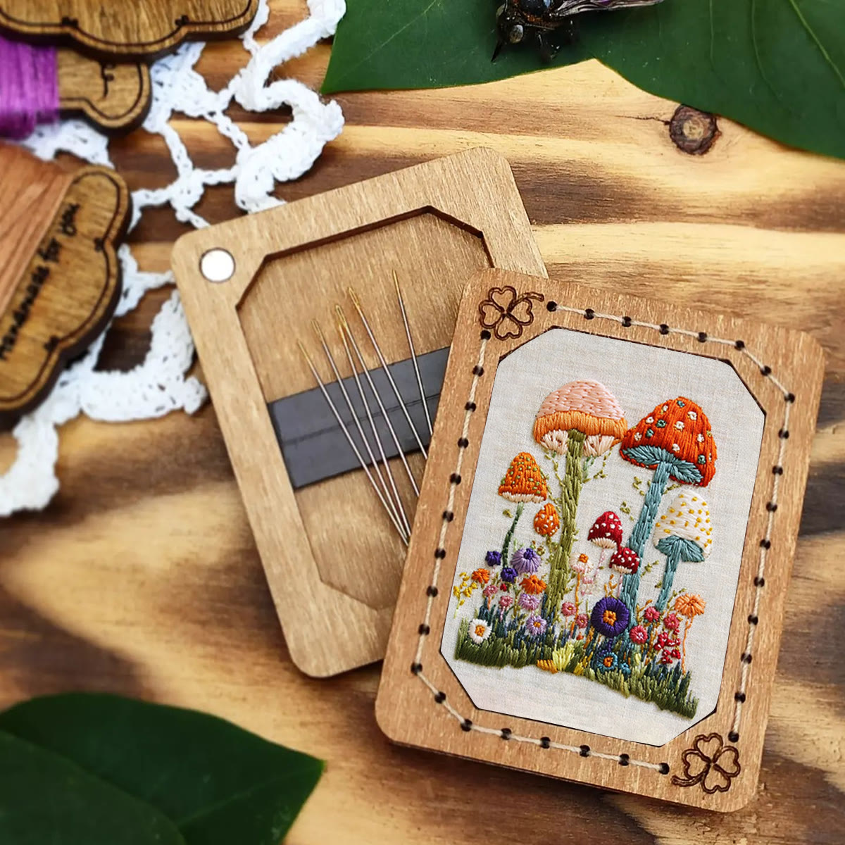 Rubbyoo Embroidery Kit- Mushroom Plant 2 - image 4