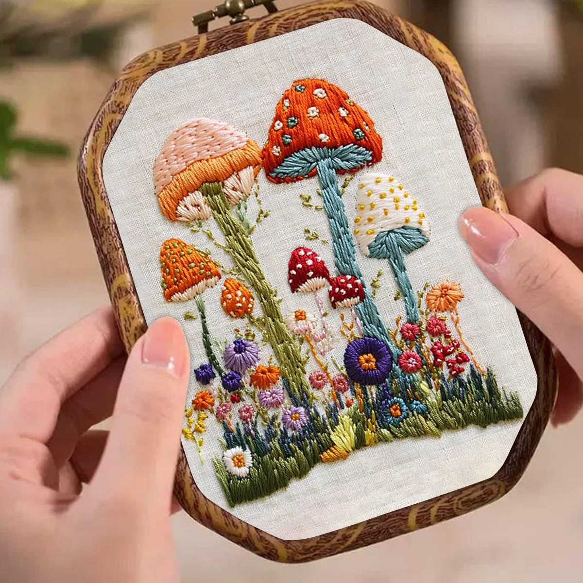 Rubbyoo Embroidery Kit- Mushroom Plant 2 - image 6