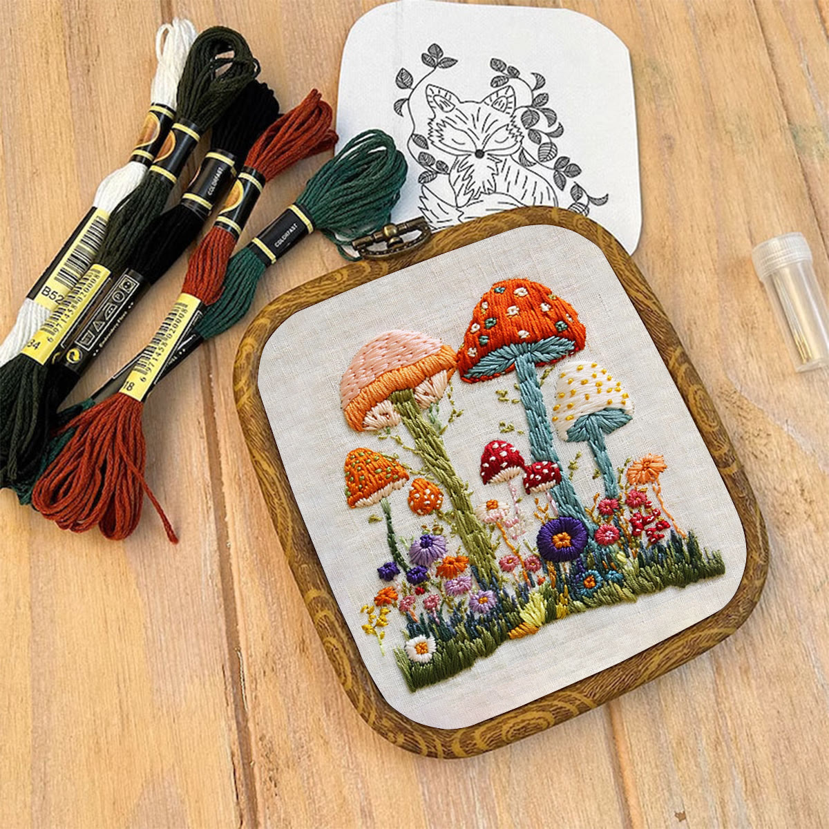Rubbyoo Embroidery Kit- Mushroom Plant 2 - image 9