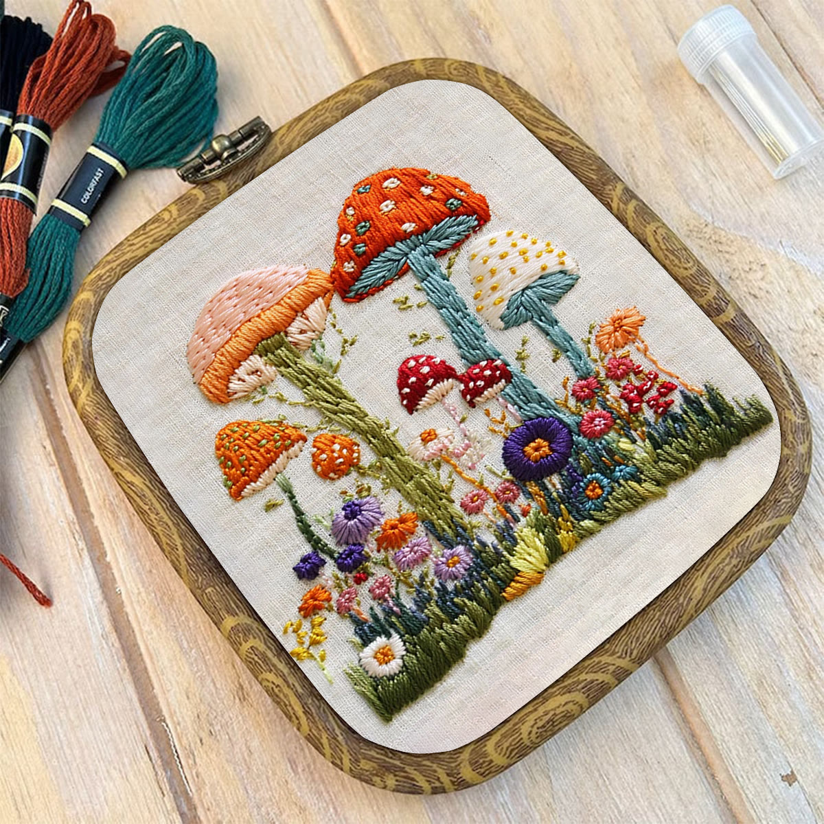 Rubbyoo Embroidery Kit- Mushroom Plant 2 - image 10