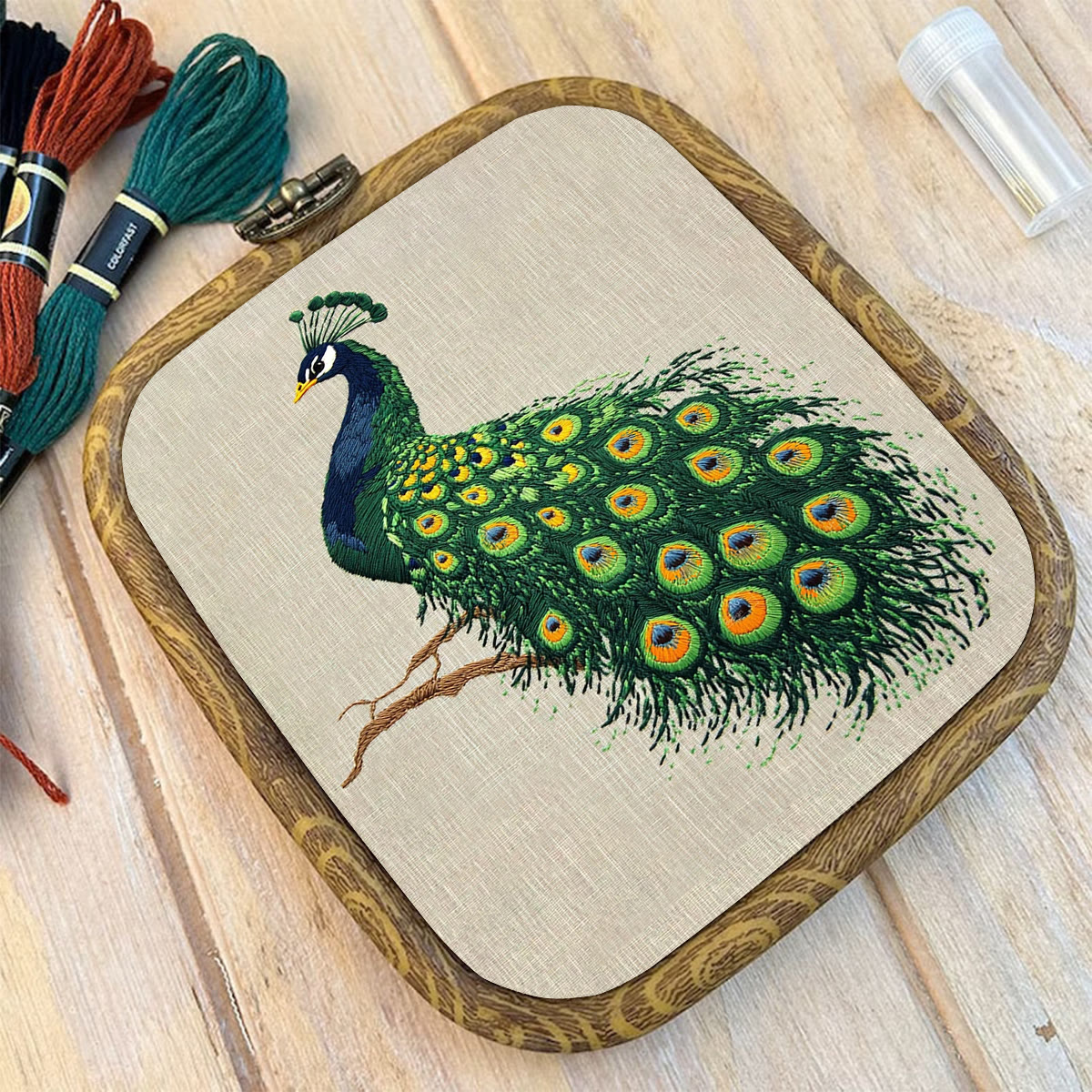 Rubbyoo Embroidery Kit-  Peacock - image 10