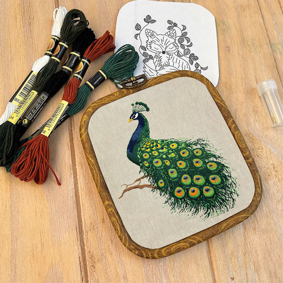 Rubbyoo Embroidery Kit-  Peacock - image 9