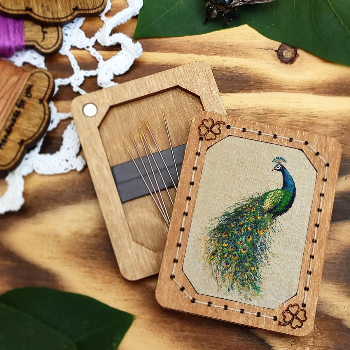 Rubbyoo Embroidery Kit-   Beautiful Tail Peacock - image 5