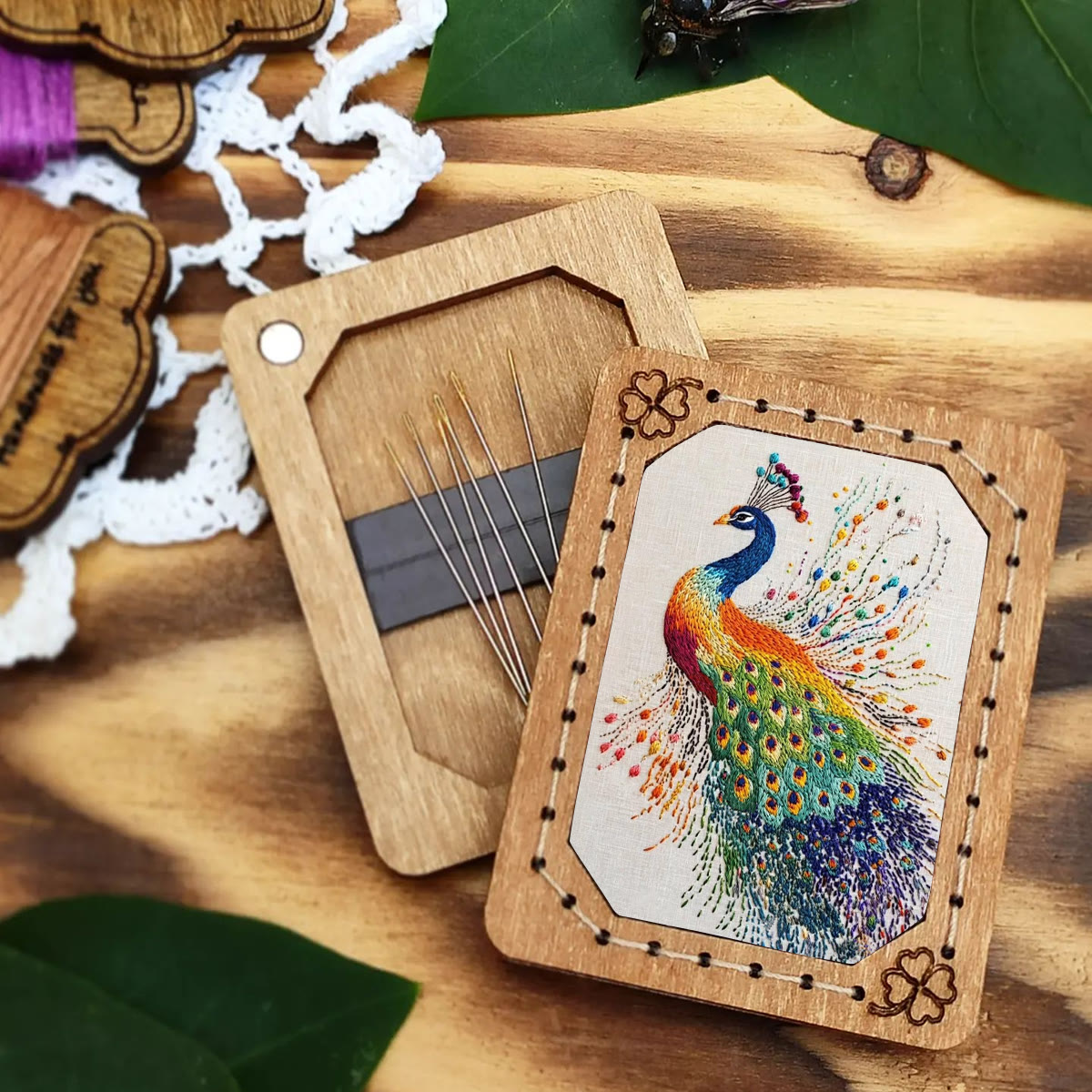 Rubbyoo Embroidery Kit-  Colorful Peacock - image 7