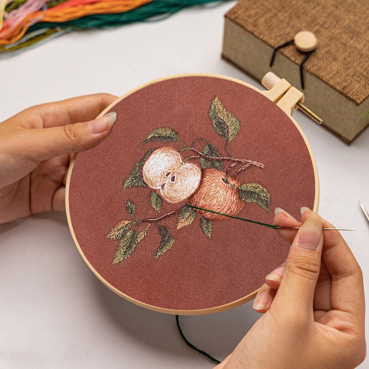 Rubbyoo Embroidery Kit-  Apple - image 2