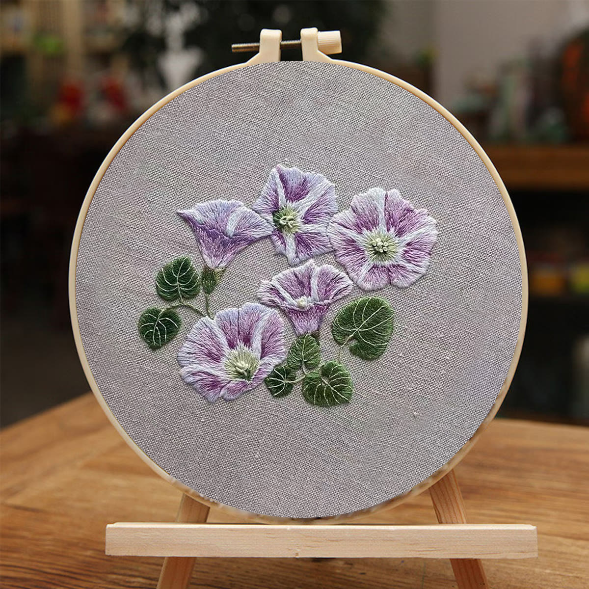 Rubbyoo Embroidery Kit- Mini Purple Hortensia - image 5