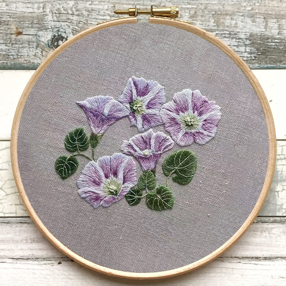 Rubbyoo Embroidery Kit- Mini Purple Hortensia - image 7