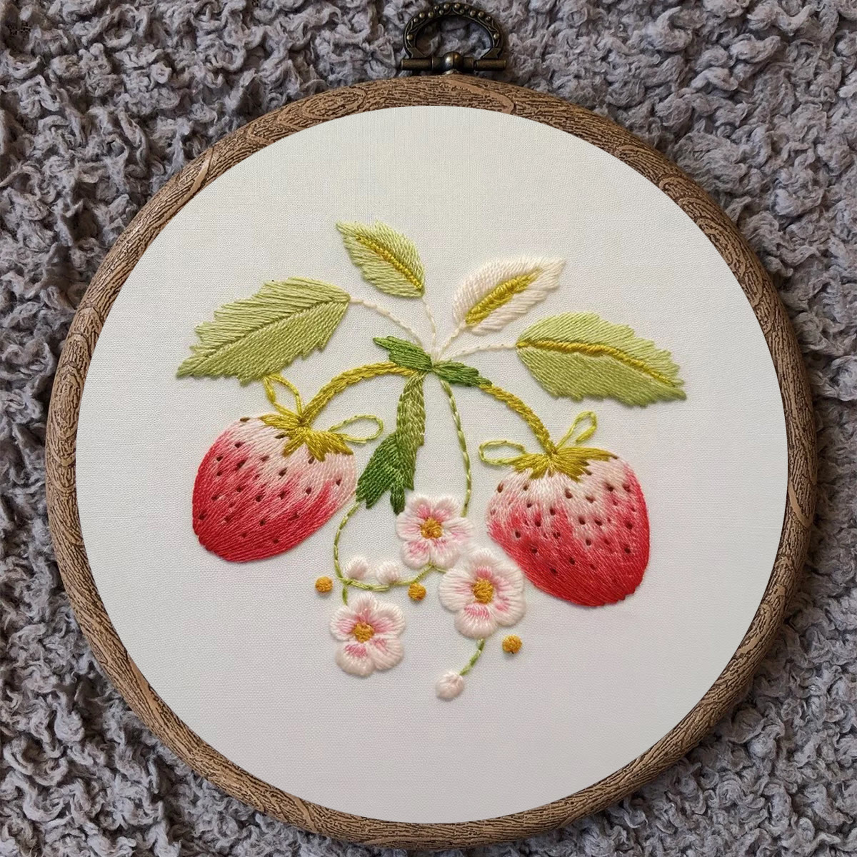 Rubbyoo Embroidery Kit-  Strawberry Blossoms - image 10