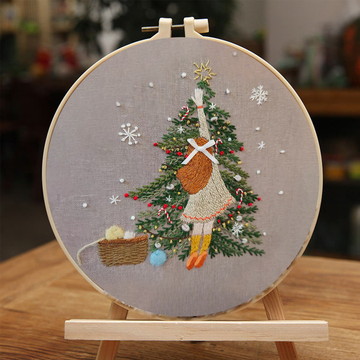 Rubbyoo Embroidery Kit-   Christmas Girl - image 4