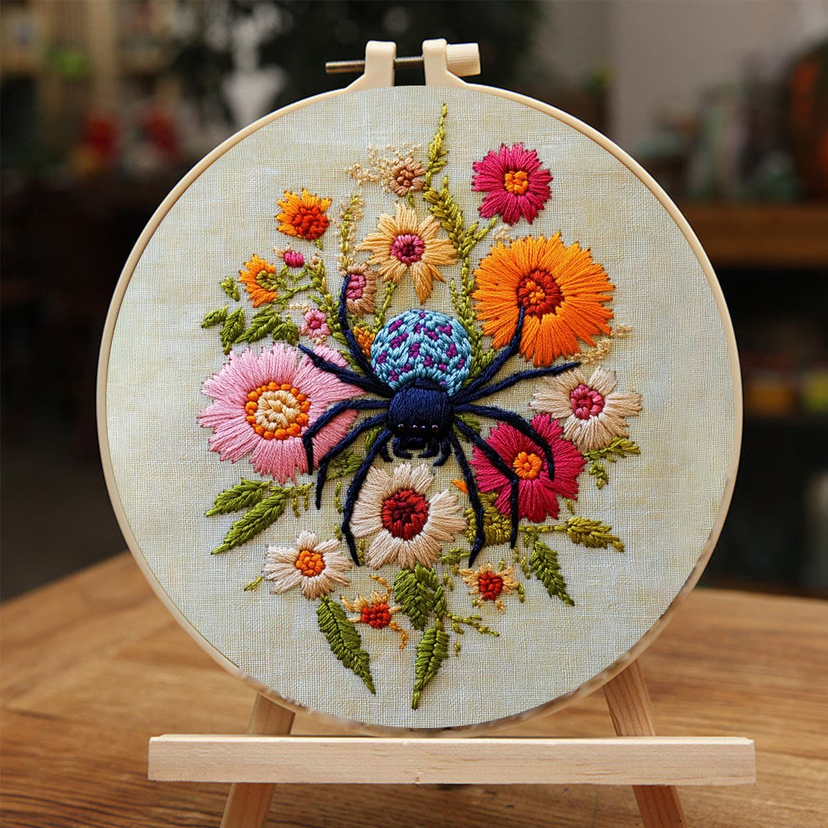 Rubbyoo Embroidery Kit-  Insects Spring Flowers - image 5