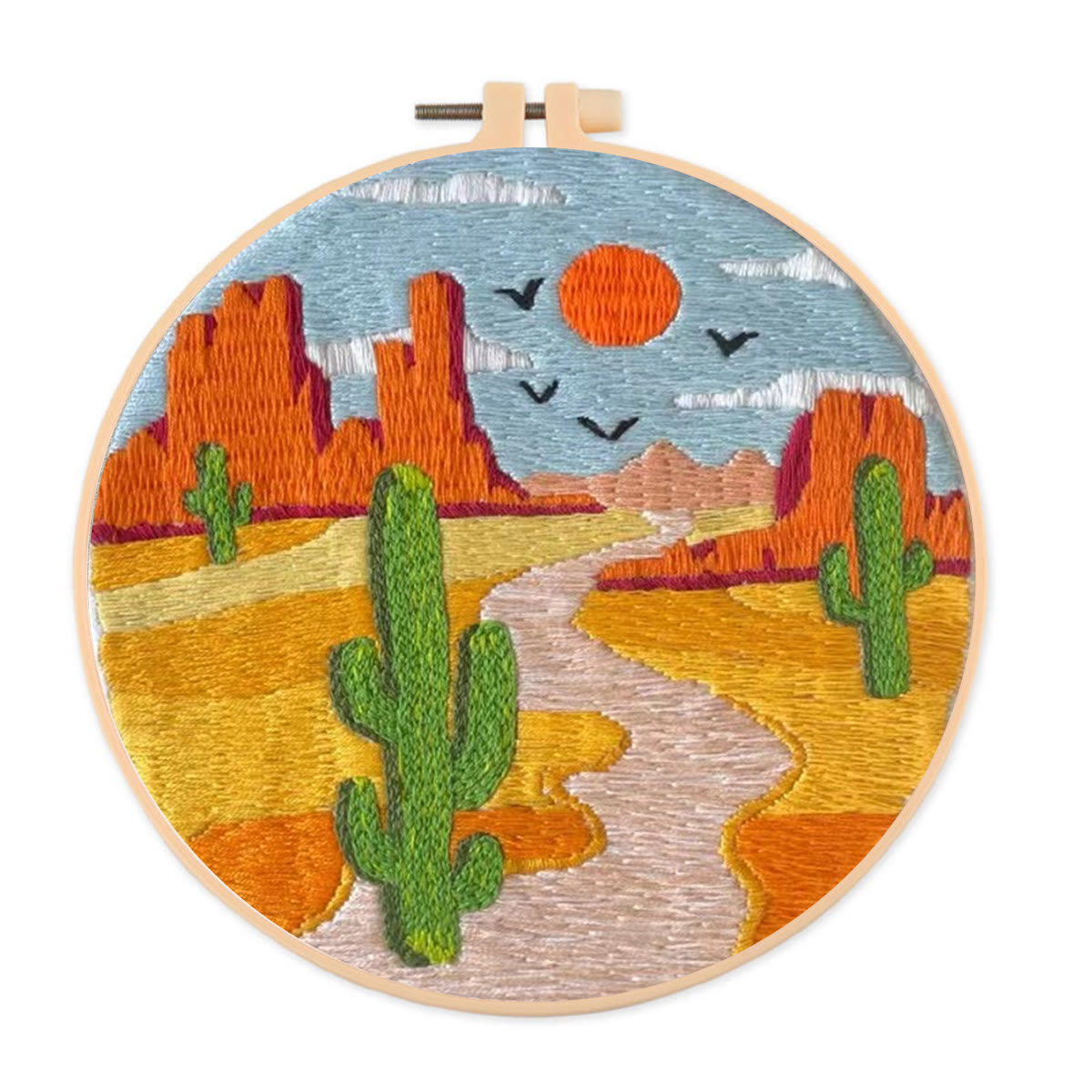 Rubbyoo Embroidery Kit- Desert Canyon - image 1
