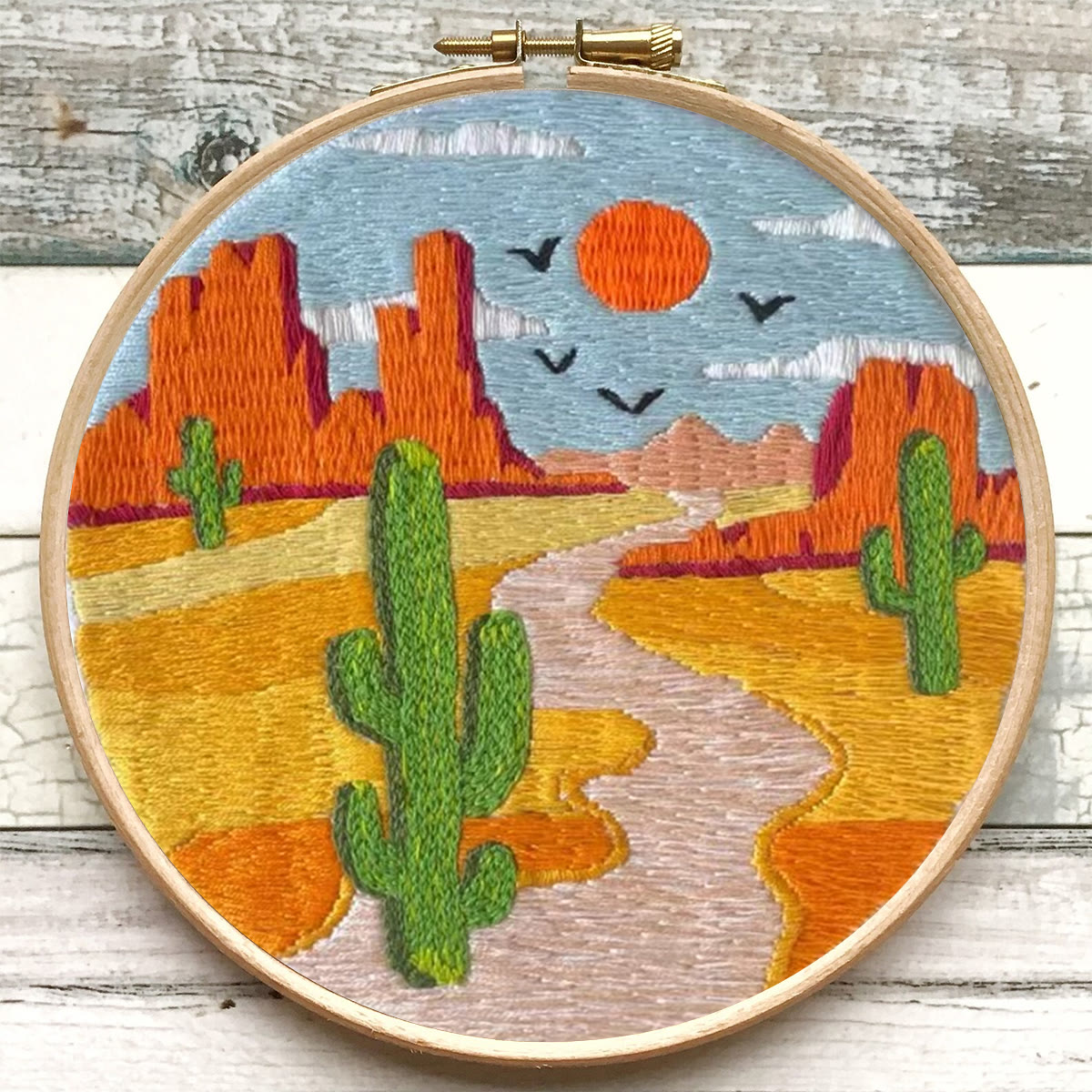 Rubbyoo Embroidery Kit- Desert Canyon - image 6