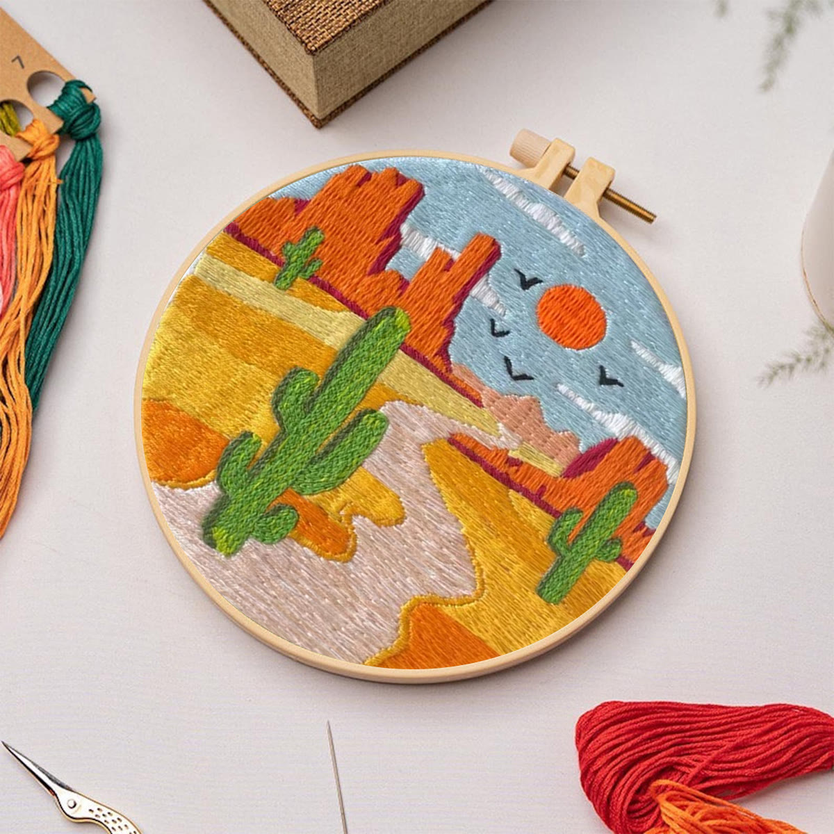 Rubbyoo Embroidery Kit- Desert Canyon - image 5