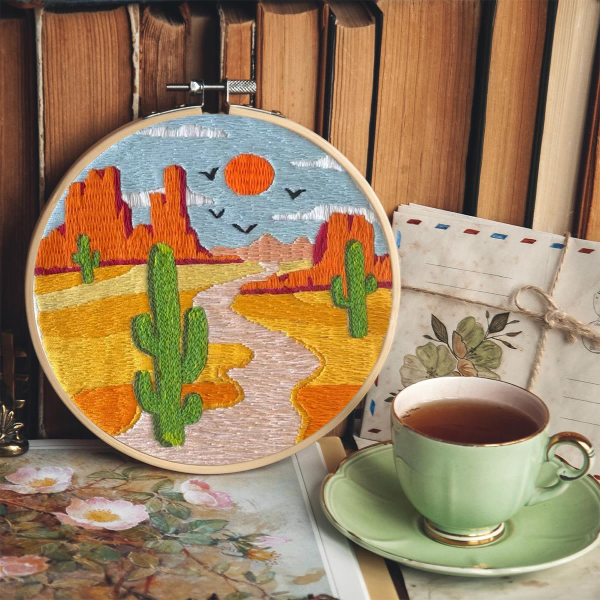 Rubbyoo Embroidery Kit- Desert Canyon - image 7