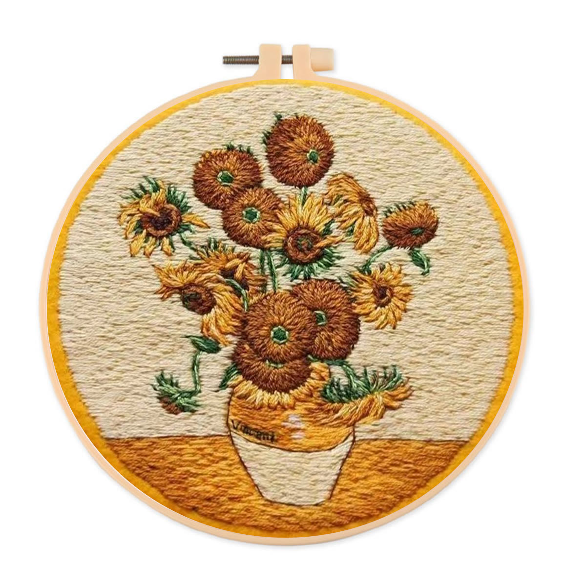 Rubbyoo Embroidery Kit- Van Gogh Sunflowers - image 1