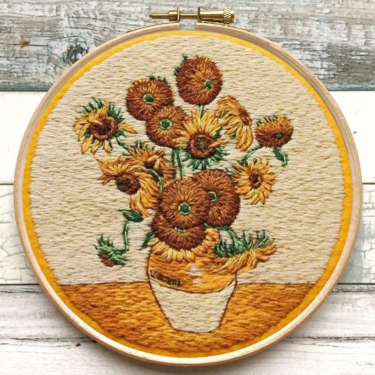 Rubbyoo Embroidery Kit- Van Gogh Sunflowers - image 6