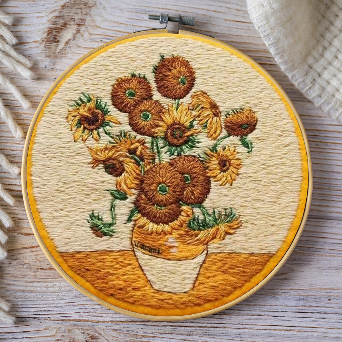 Rubbyoo Embroidery Kit- Van Gogh Sunflowers - image 8