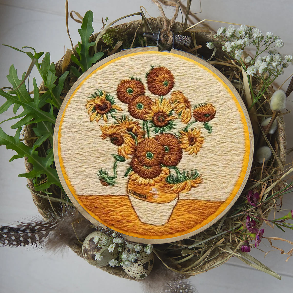 Rubbyoo Embroidery Kit- Van Gogh Sunflowers - image 10