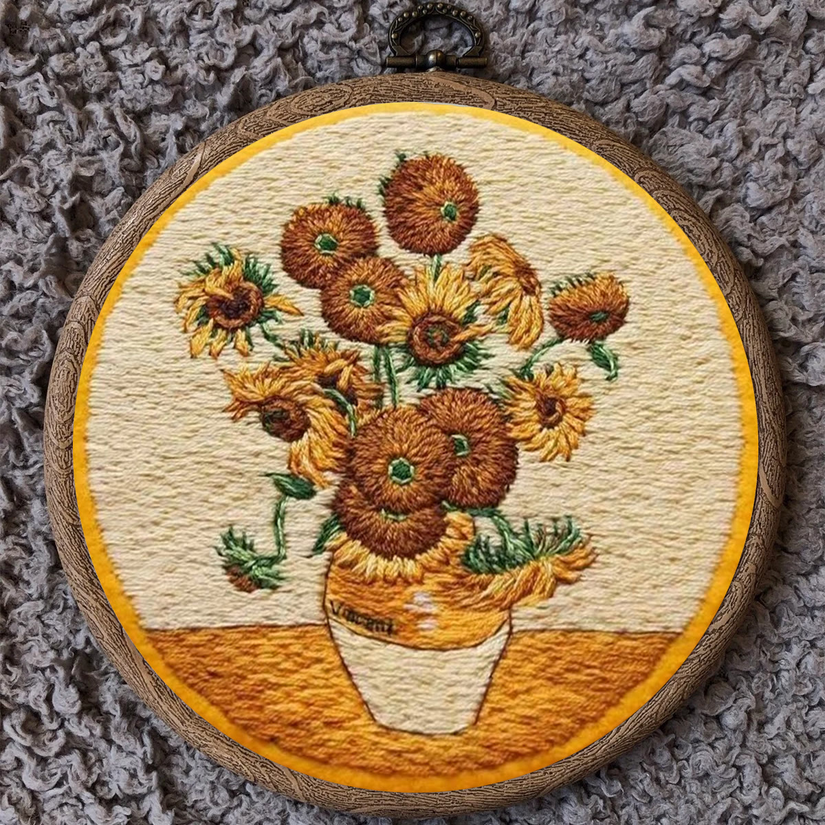 Rubbyoo Embroidery Kit- Van Gogh Sunflowers - image 9