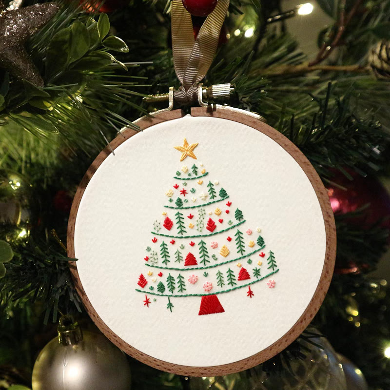 Rubbyoo Embroidery Kit-  Christmas Elements Tree - image 8