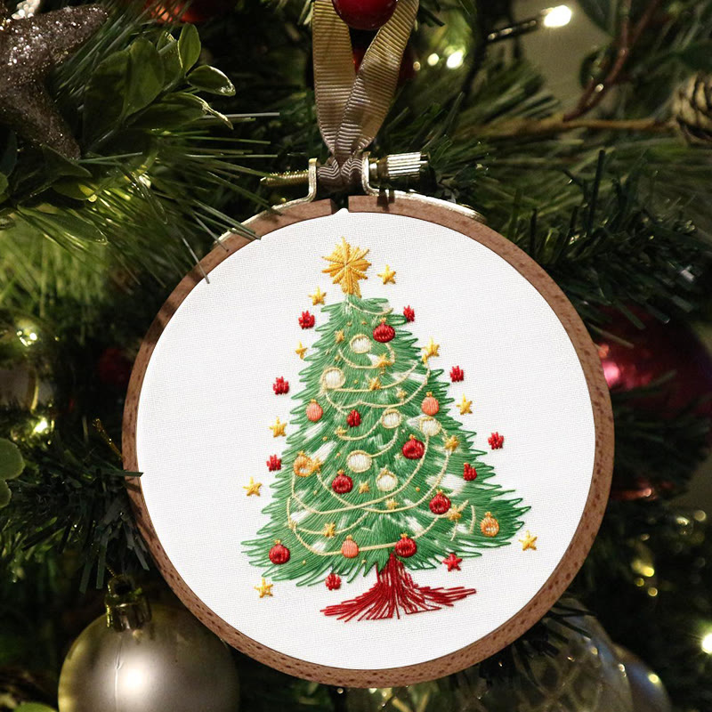 Rubbyoo Embroidery Kit-  Christmas  Festival Tree - image 8