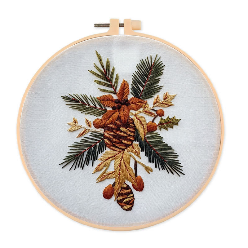 Rubbyoo Embroidery Kit-  Winter Bouquet - image 1