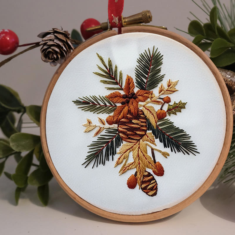 Rubbyoo Embroidery Kit-  Winter Bouquet - image 2