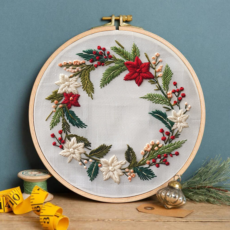 Rubbyoo Embroidery Kit-  Christmas Garland - image 3