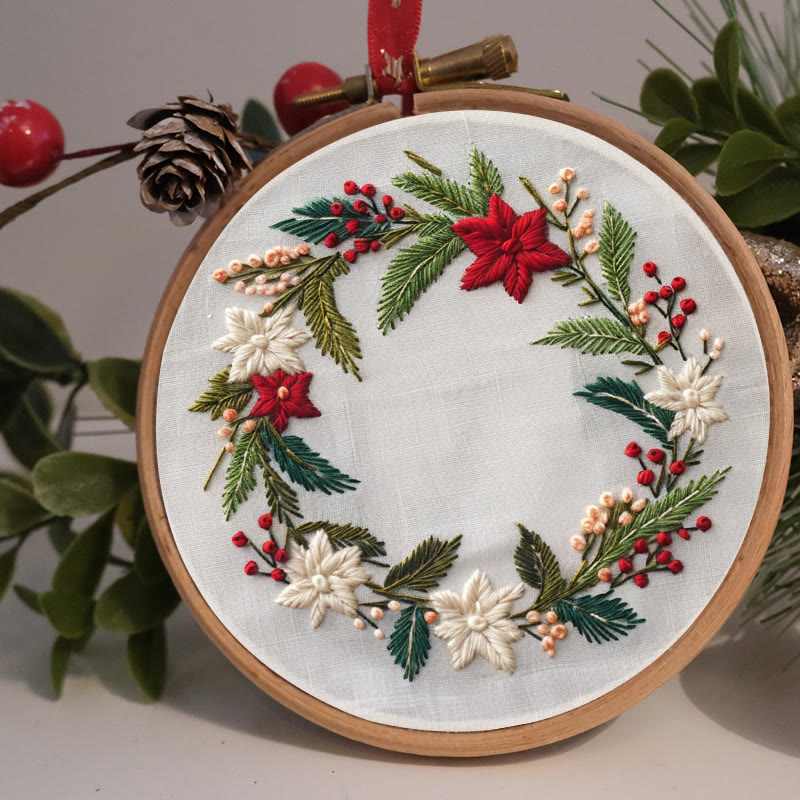Rubbyoo Embroidery Kit-  Christmas Garland - image 2
