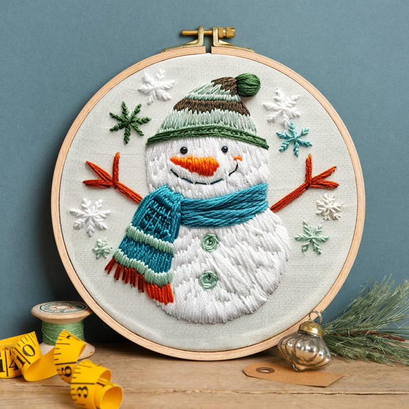 Rubbyoo Embroidery Kit-  Winter Snowman - image 2