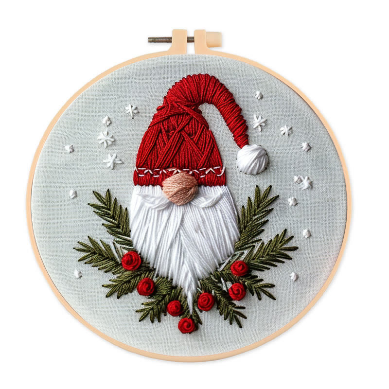 Rubbyoo Embroidery Kit-  Christmas Winter Gnome - image 1