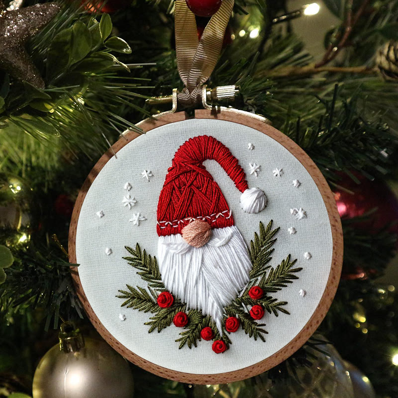 Rubbyoo Embroidery Kit-  Christmas Winter Gnome - image 6