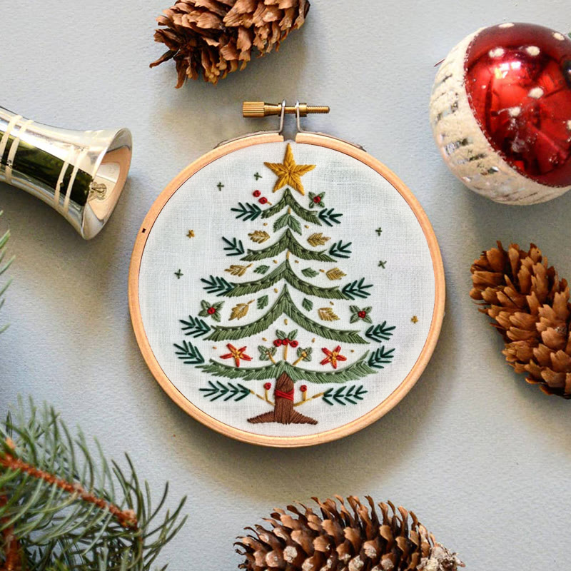 Rubbyoo Embroidery Kit- Christmas Elements Tree 2 - image 7