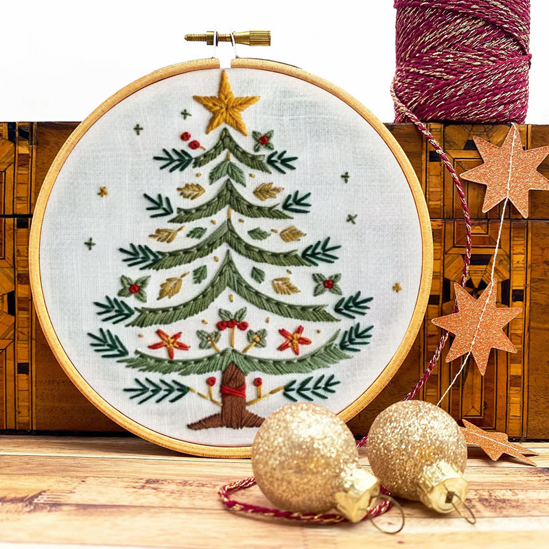 Rubbyoo Embroidery Kit- Christmas Elements Tree 2 - image 9