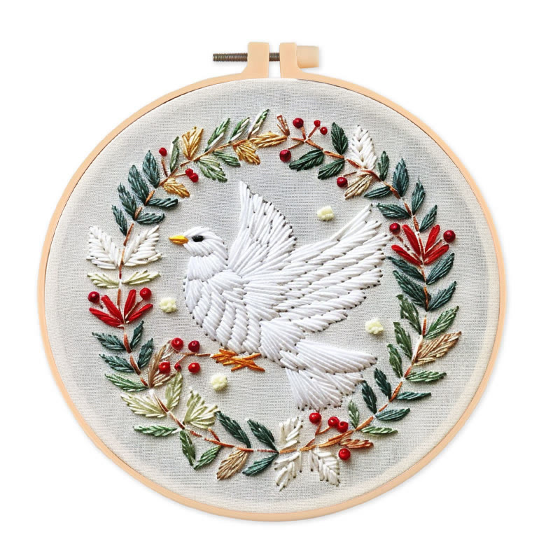 Rubbyoo Embroidery Kit- Dove Of Peace - image 1