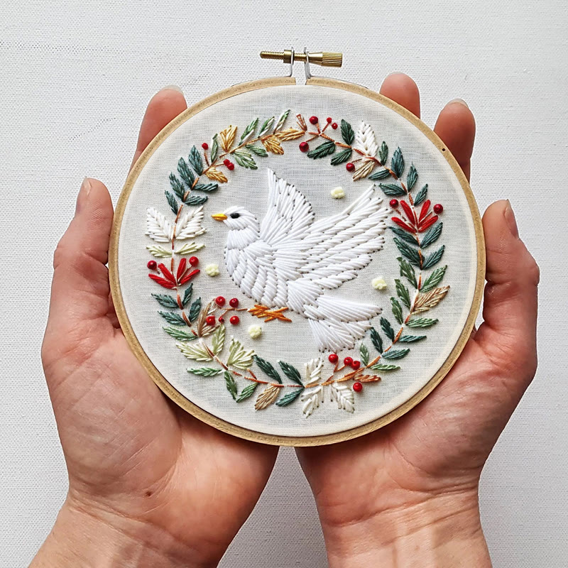 Rubbyoo Embroidery Kit- Dove Of Peace - image 4
