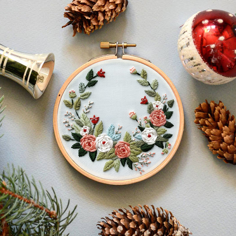 Rubbyoo Embroidery Kit- Christmas Winter Garland - image 3