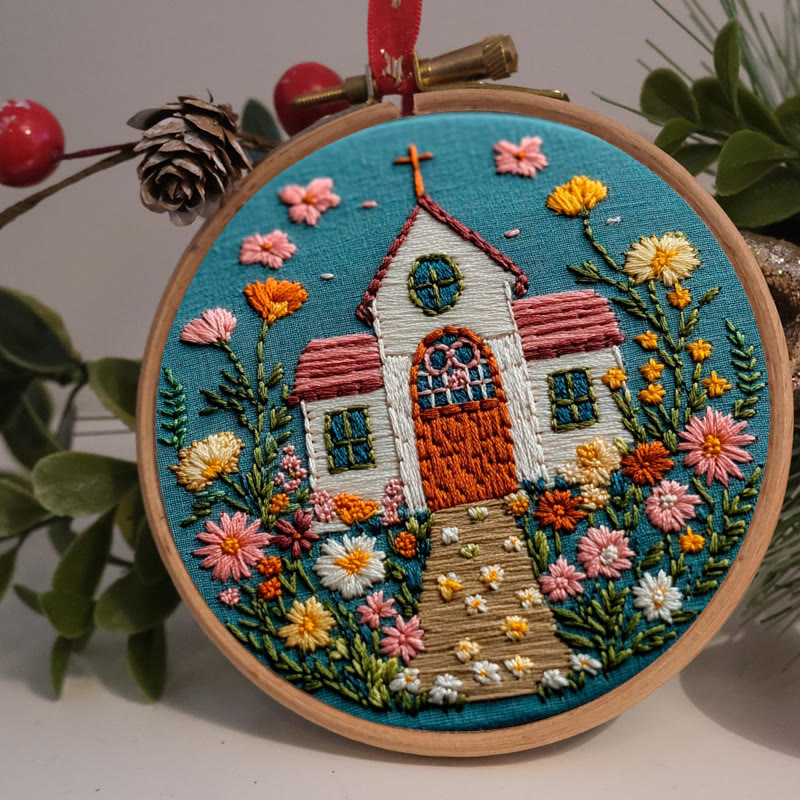 Rubbyoo Embroidery Kit-  Bible Verse Chruch - image 3