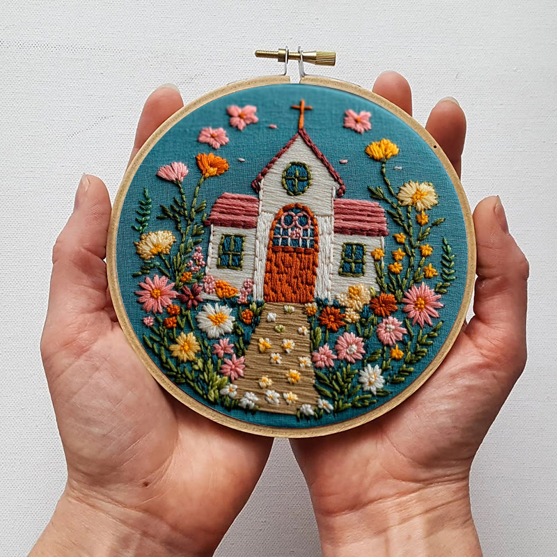 Rubbyoo Embroidery Kit-  Bible Verse Chruch - image 8