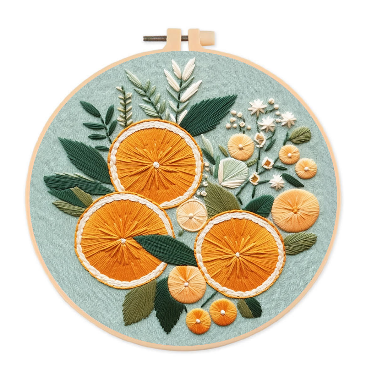 Rubbyoo Embroidery Kit- Oranges - image 1