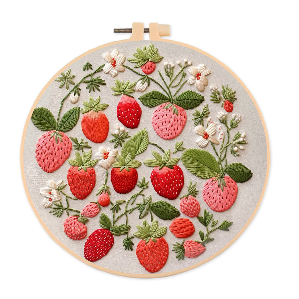 Rubbyoo Embroidery Kit-  Strawberries - image 1
