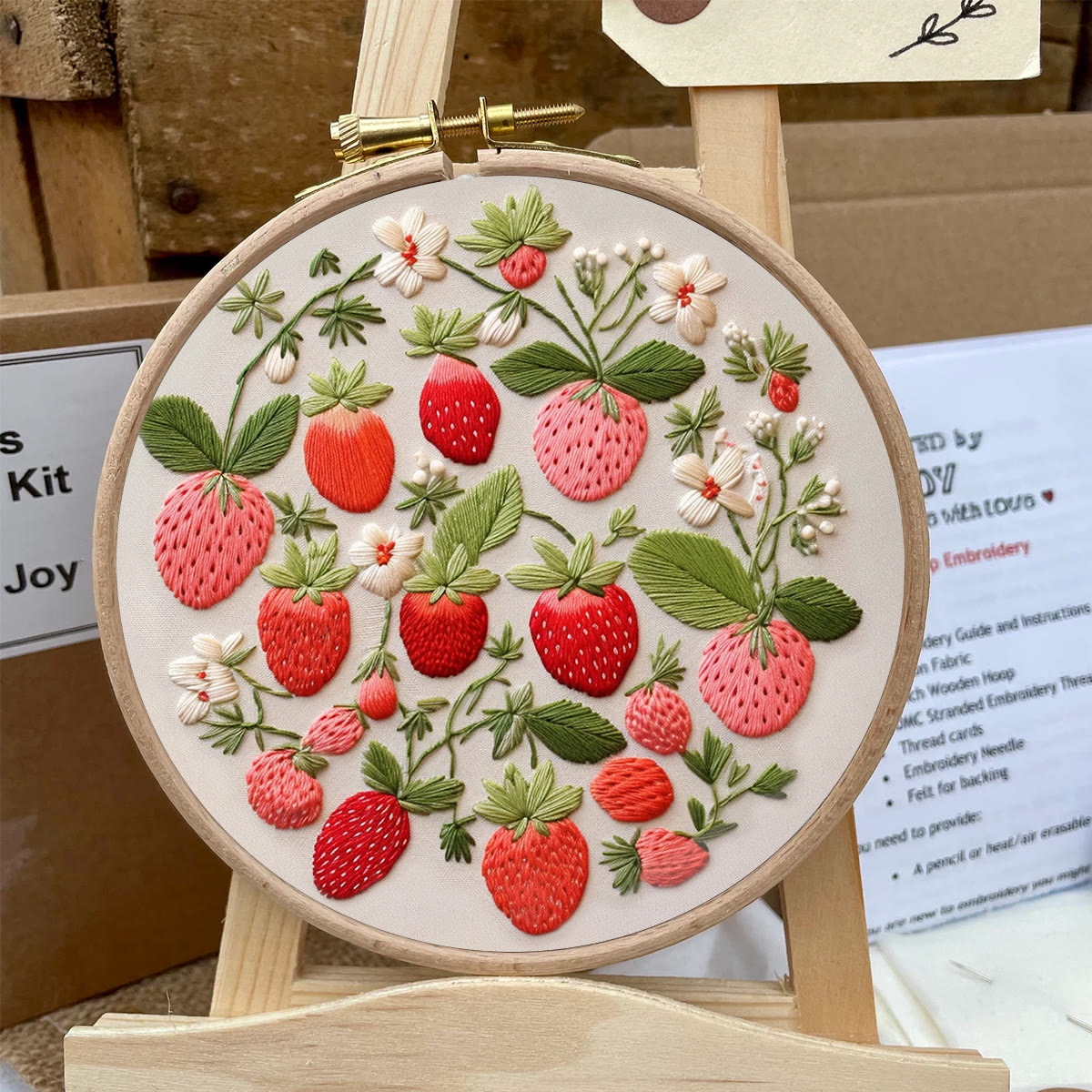 Rubbyoo Embroidery Kit-  Strawberries - image 6
