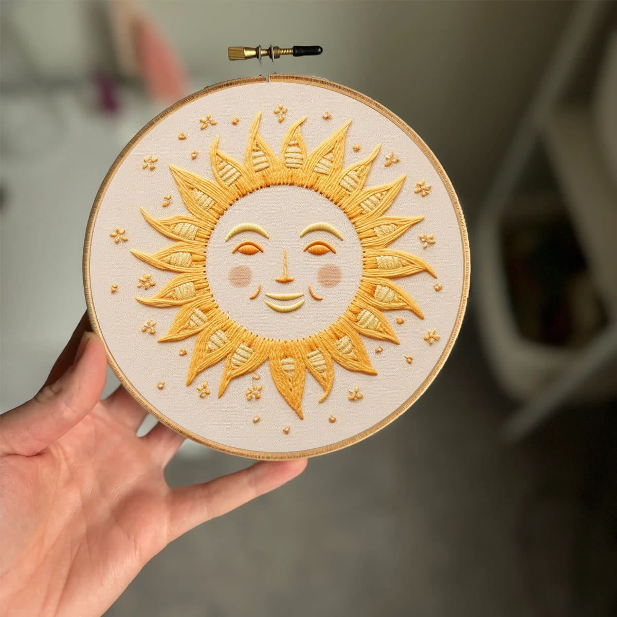 Rubbyoo Embroidery Kit- Smiling Sun - image 2