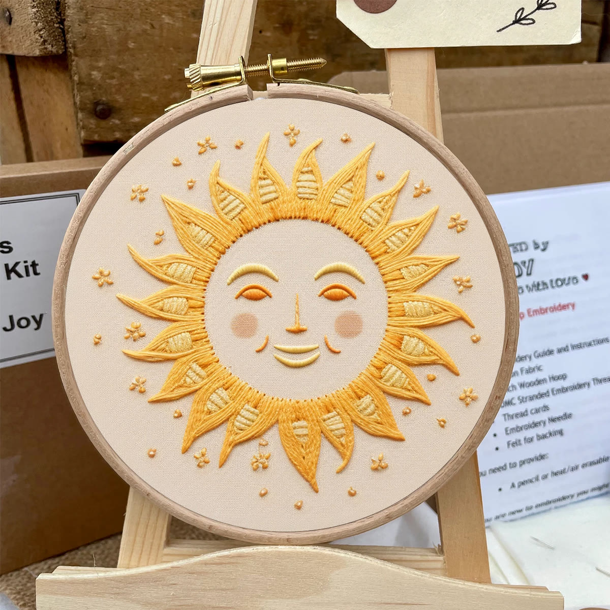 Rubbyoo Embroidery Kit- Smiling Sun - image 6